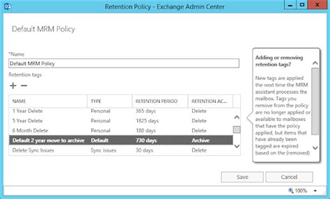 default mrm policy means|Don't Delete or Rename the Default MRM Policy .